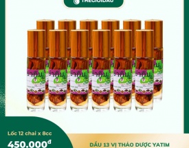 Dầu 13 vị thảo dược bán sỉ dạng lốc, thùng giá tốt | Dauthaoduoc.net