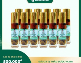 Dầu 23 vị thảo dược bán sỉ dạng lốc, thùng giá tốt | Dauthaoduoc.net