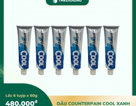 Dầu Counterpain Cool xanh 60g bán sỉ dạng lốc, thùng giá tốt | Dauthaoduoc.net