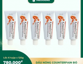 Dầu nóng Counterpain đỏ 120g bán sỉ dạng lốc, thùng giá tốt | Dauthaoduoc.net