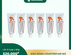 Dầu nóng Counterpain đỏ 60g bán sỉ dạng lốc, thùng giá tốt | Dauthaoduoc.net