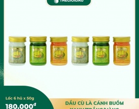 Dầu cù là cánh buồm Xanh/Trắng/Vàng bán sỉ dạng lốc, thùng giá tốt | Dauthaoduoc.net