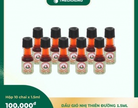 Dầu gió Nhị Thiên Đường 1,5ml bán sỉ dạng lốc, thùng giá tốt | Dauthaoduoc.net
