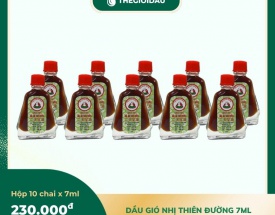 Dầu gió Nhị Thiên Đường 7ml bán sỉ dạng lốc, thùng giá tốt | Dauthaoduoc.net