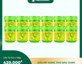 Dầu hít Hong Thái màu xanh lá bán sỉ dạng lốc, thùng giá tốt | Dauthaoduoc.net