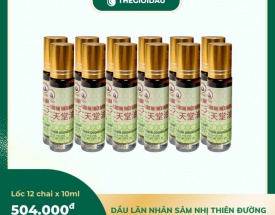 Dầu lăn nhân sâm Nhị Thiên Đường 10ml bán sỉ dạng lốc, thùng giá tốt | Dauthaoduoc.net