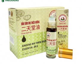 Dầu lăn nhân sâm Nhị Thiên Đường 10ml bán sỉ dạng lốc, thùng giá tốt | Dauthaoduoc.net