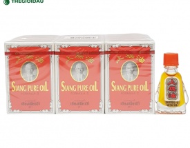 Dầu Siang Pure ông già đỏ, trắng 7cc bán sỉ dạng lốc, thùng giá tốt | Dauthaoduoc.net