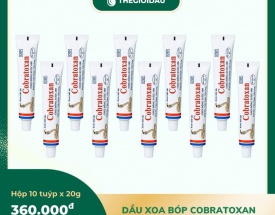 Dầu nóng xoa bóp hỗ trợ đau nhức xương khớp Cobratoxan 20g bán sỉ dạng lốc, thùng giá tốt | Dauthaoduoc.net