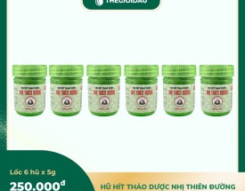 Hũ hít thảo dược Nhị Thiên Đường 5gr bán sỉ dạng lốc, thùng giá tốt | Dauthaoduoc.net