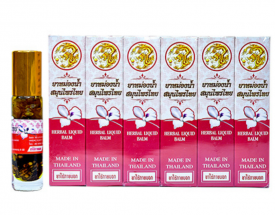 Dầu Gió Thái Lan 20 Loại Thảo Dược Herbal Liquid Balm Lốc 12 Chai