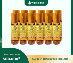Dầu 22 vị thảo dược Shen Long bán sỉ dạng lốc, thùng giá tốt | Dauthaoduoc.net