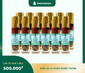 Dầu 23 vị thảo dược bán sỉ dạng lốc, thùng giá tốt | Dauthaoduoc.net