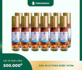 Dầu 30 vị thảo dược bán sỉ dạng lốc, thùng giá tốt | Dauthaoduoc.net