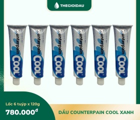 Dầu Counterpain Cool xanh 120g bán sỉ dạng lốc, thùng giá tốt | Dauthaoduoc.net