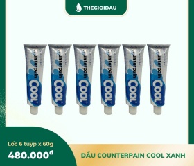 Dầu Counterpain Cool xanh 60g bán sỉ dạng lốc, thùng giá tốt | Dauthaoduoc.net