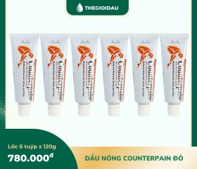 Dầu nóng Counterpain đỏ 120g bán sỉ dạng lốc, thùng giá tốt | Dauthaoduoc.net