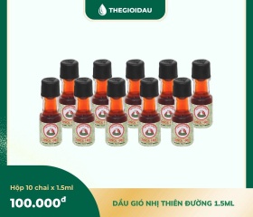 Dầu gió Nhị Thiên Đường 1,5ml bán sỉ dạng lốc, thùng giá tốt | Dauthaoduoc.net