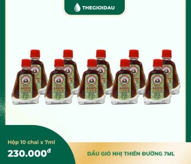 Dầu gió Nhị Thiên Đường 7ml bán sỉ dạng lốc, thùng giá tốt | Dauthaoduoc.net