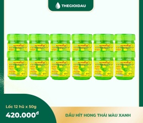 Dầu hít Hong Thái màu xanh lá bán sỉ dạng lốc, thùng giá tốt | Dauthaoduoc.net