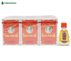 Dầu Siang Pure ông già đỏ, trắng 7cc bán sỉ dạng lốc, thùng giá tốt | Dauthaoduoc.net