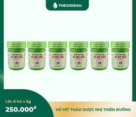 Hũ hít thảo dược Nhị Thiên Đường 5gr bán sỉ dạng lốc, thùng giá tốt | Dauthaoduoc.net