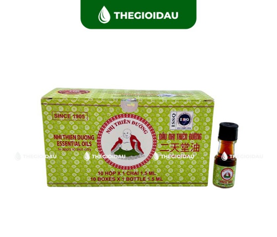 Dầu gió Nhị Thiên Đường 1,5ml bán sỉ dạng lốc, thùng giá tốt | Dauthaoduoc.net