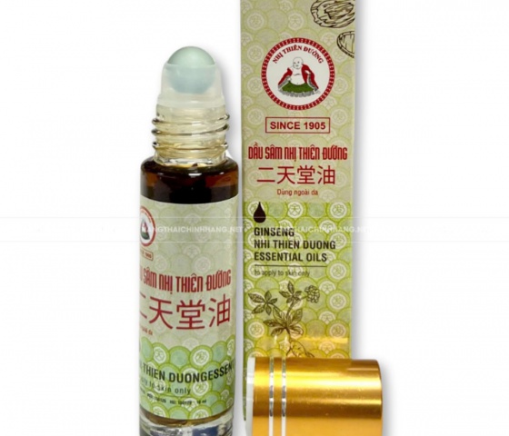 Dầu lăn nhân sâm Nhị Thiên Đường 10ml bán sỉ dạng lốc, thùng giá tốt | Dauthaoduoc.net