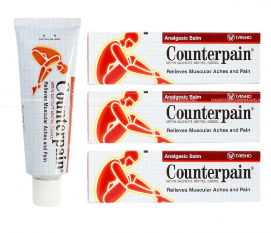 Dầu nóng Counterpain đỏ 60g bán sỉ dạng lốc, thùng giá tốt | Dauthaoduoc.net